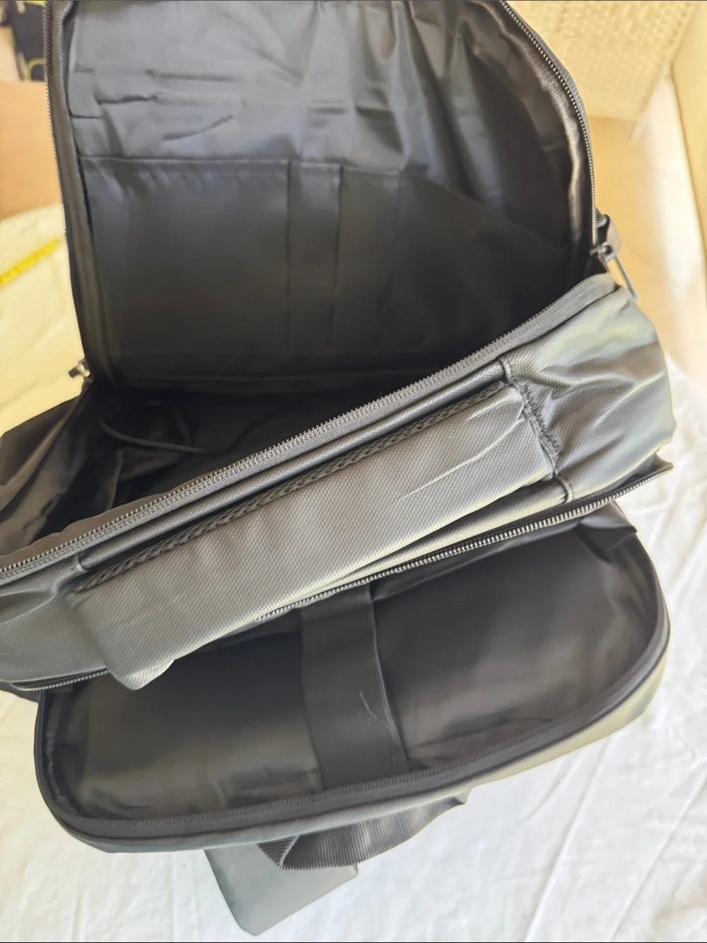 Expendable and Convertible Travel Backpack/Messenger Bag with USB port